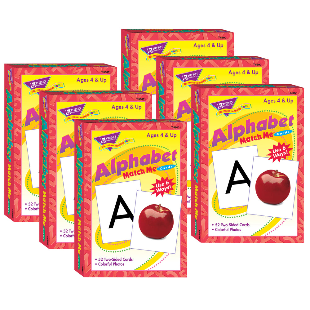 TREND Alphabet Match Me Cards - Educational Letter Game