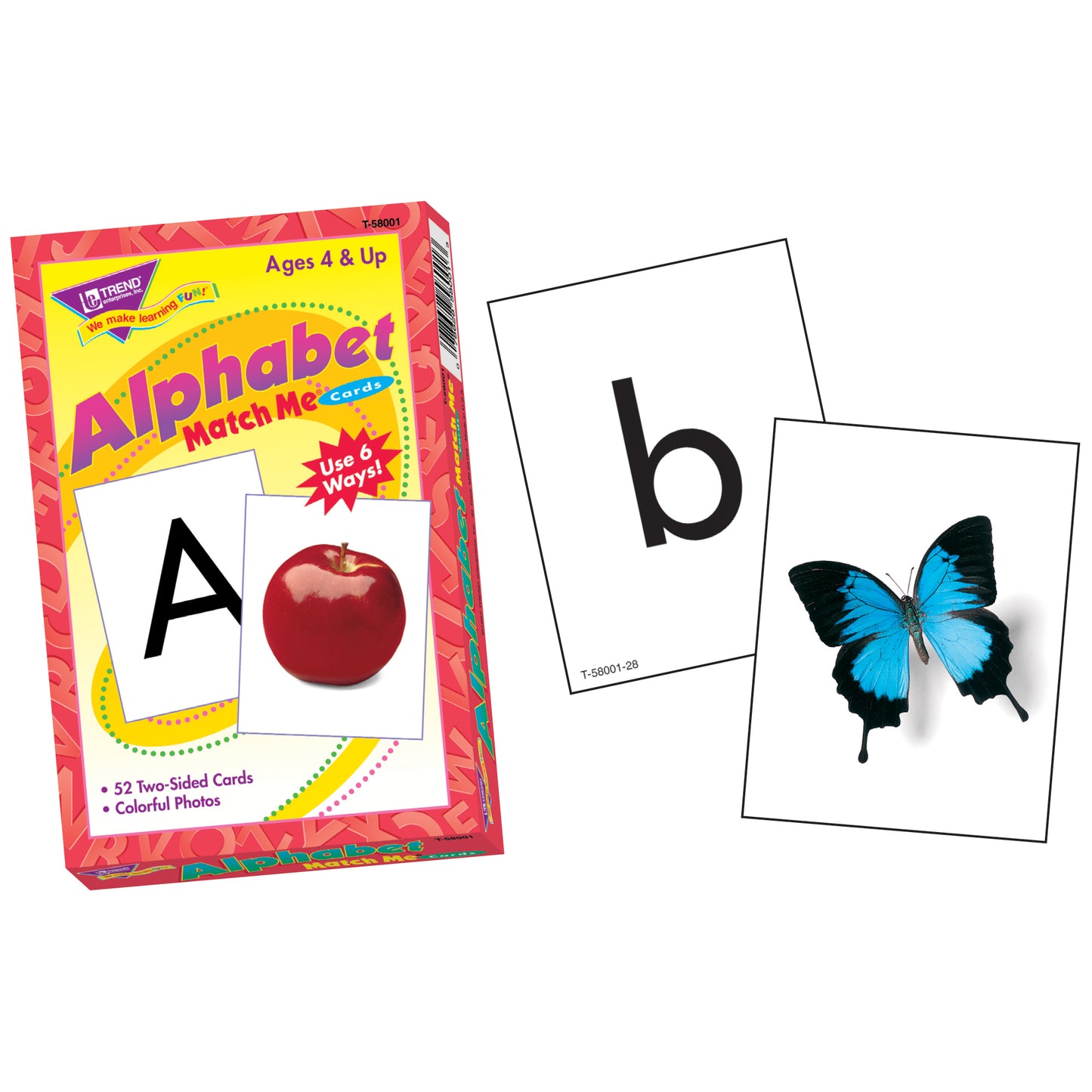 TREND Alphabet Match Me Cards - Educational Letter Game