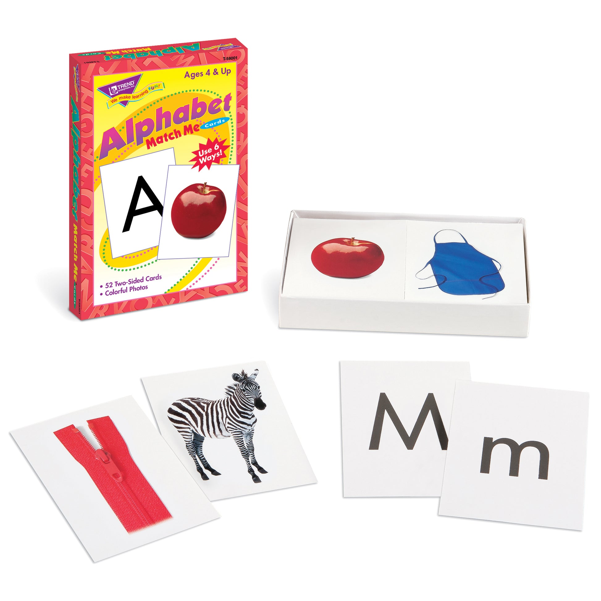 TREND Alphabet Match Me Cards - Educational Letter Game