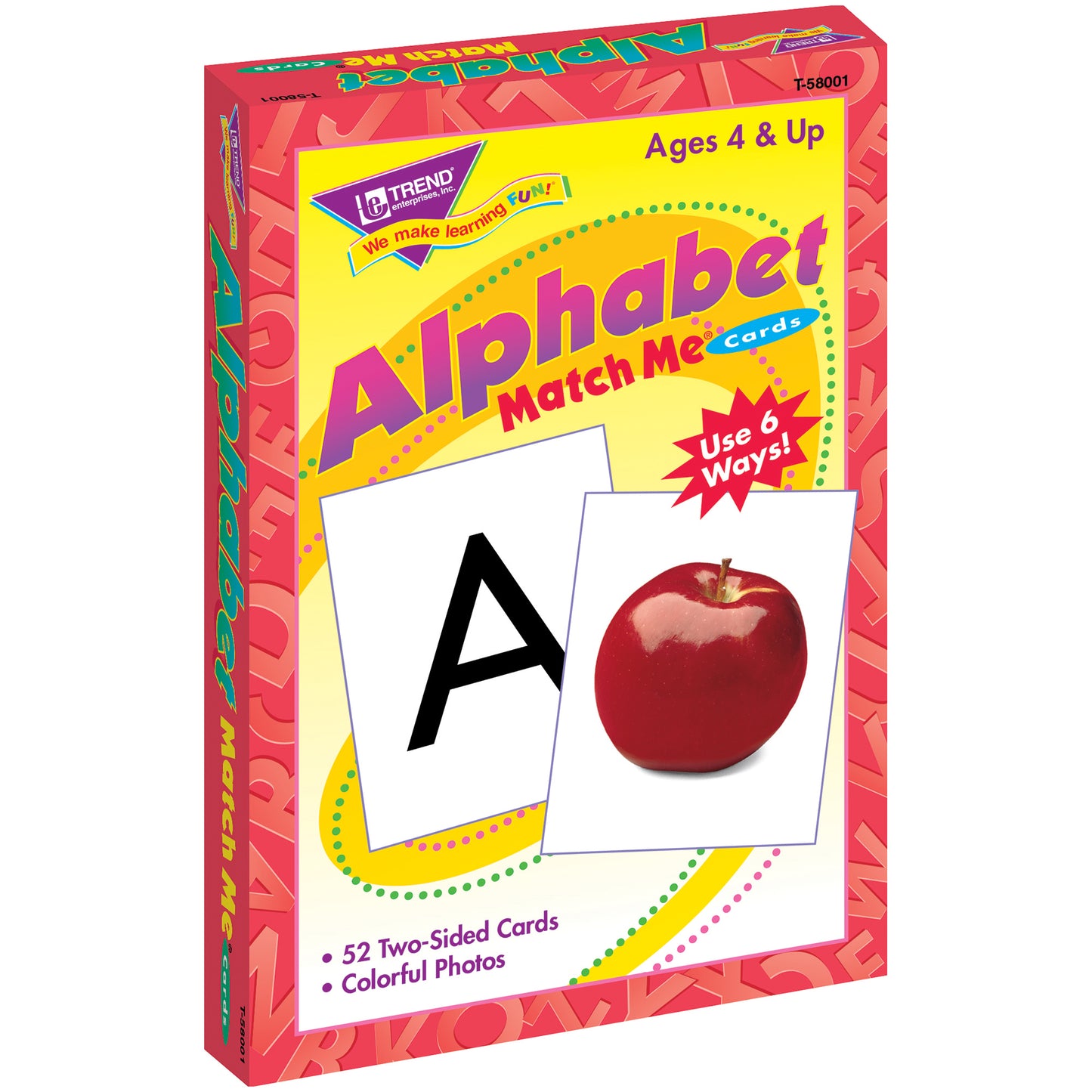 TREND Alphabet Match Me Cards - Educational Letter Game