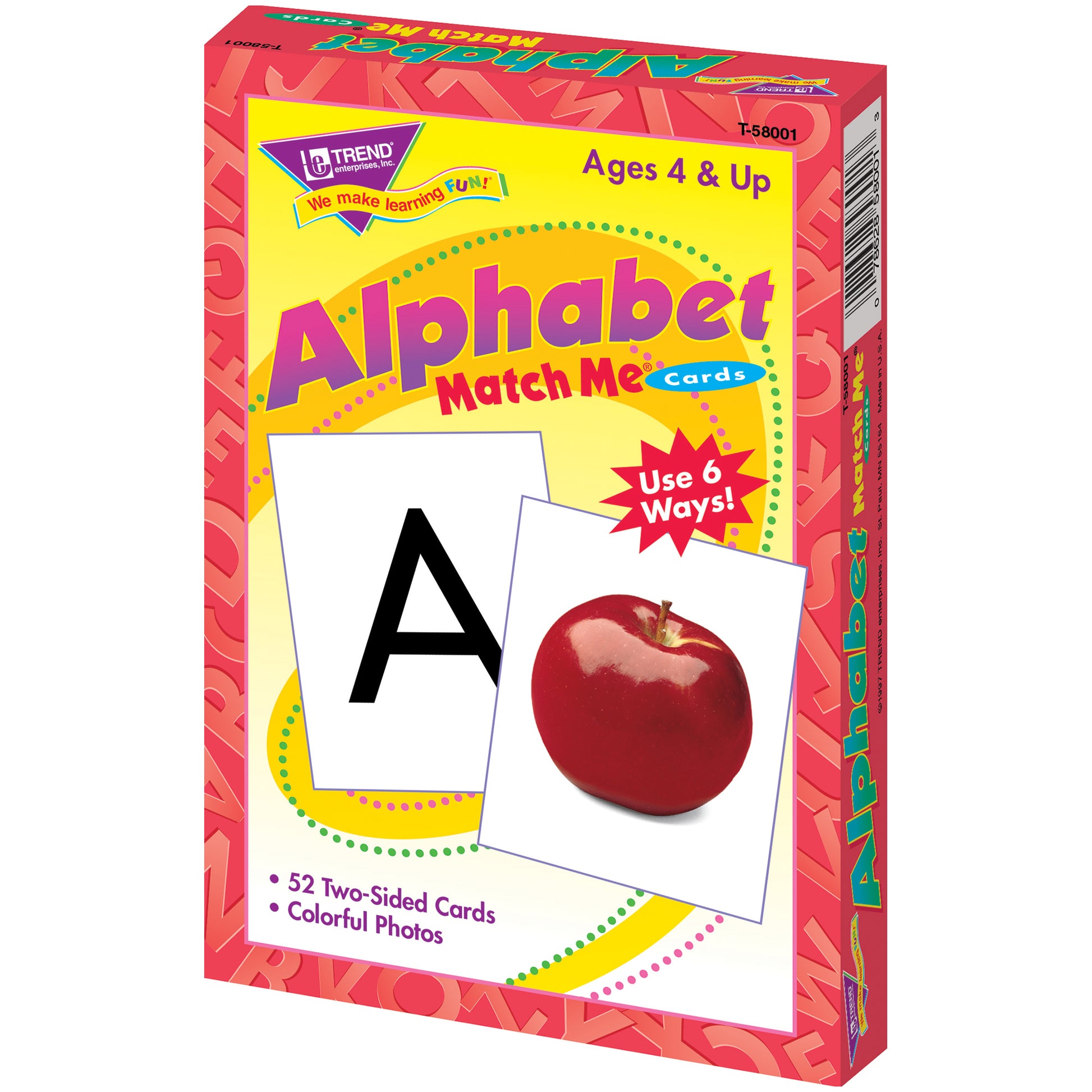 TREND Alphabet Match Me Cards - Educational Letter Game