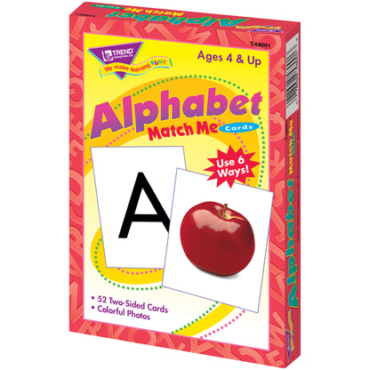 TREND Alphabet Match Me Cards - Educational Letter Game