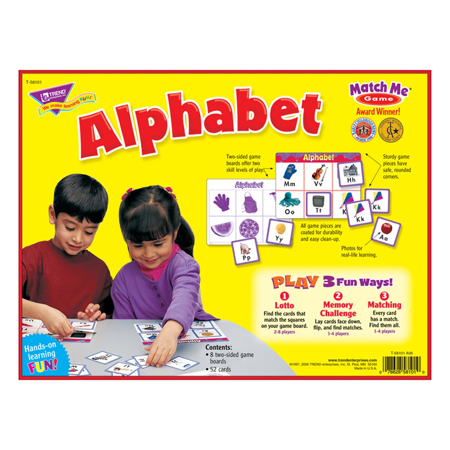 TREND Alphabet Match Me Games - Interactive Learning Fun