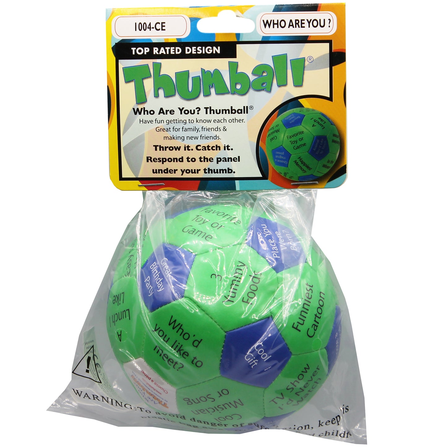 Talicor Thumballs! Who Are You? Conversation Starter Ball