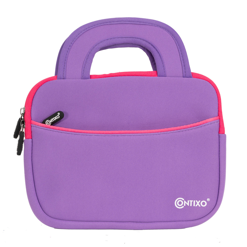 Contixo 10" Kids Tablet Sleeve Case, Universal Protective Bag for Tablets, Durable & Lightweight - Purple