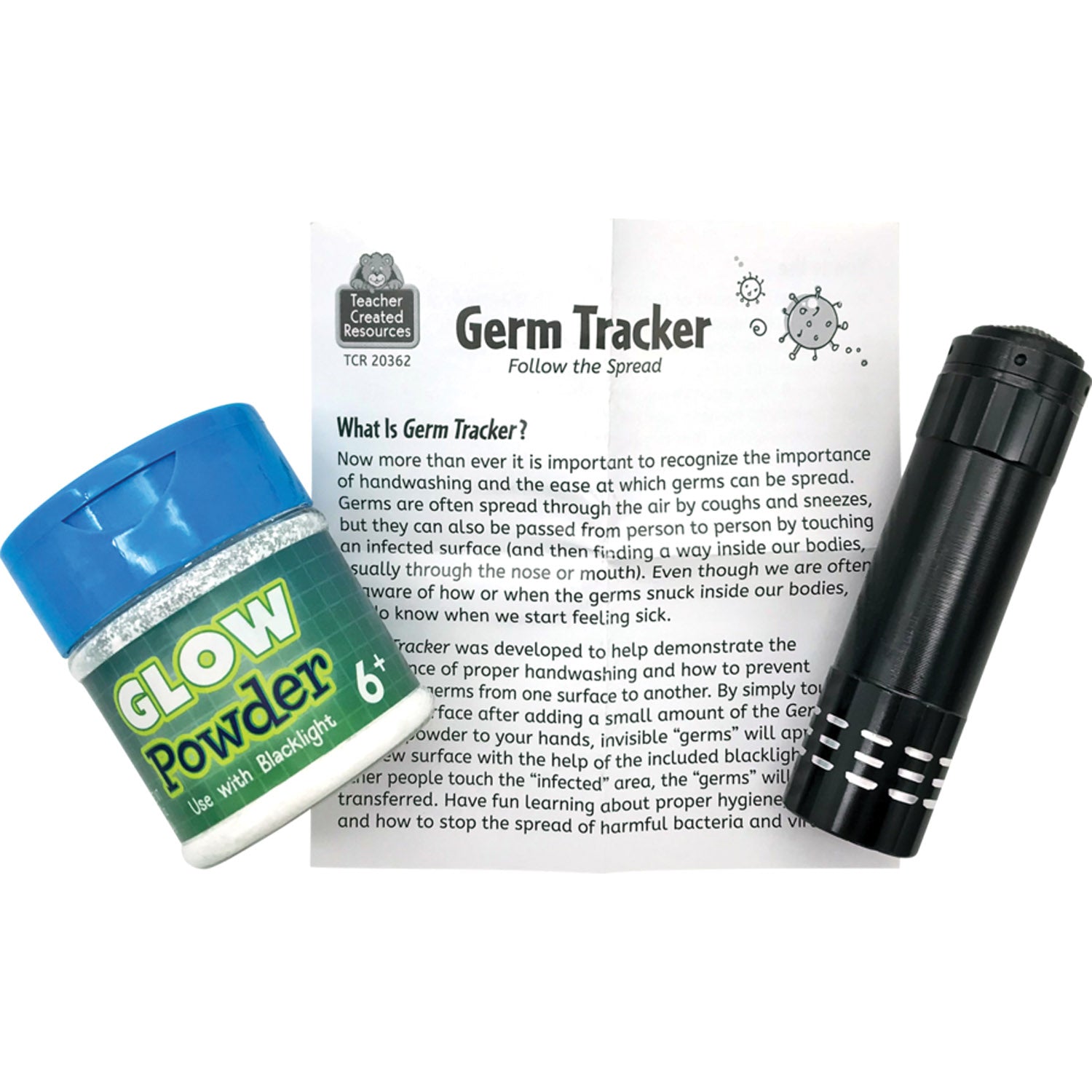 Teacher Created Resources Germ Tracker - Educational Handwashing Kit