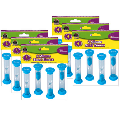 Teacher Created Resources 2-Minute Blue Sand Timers Set - 24 Pack