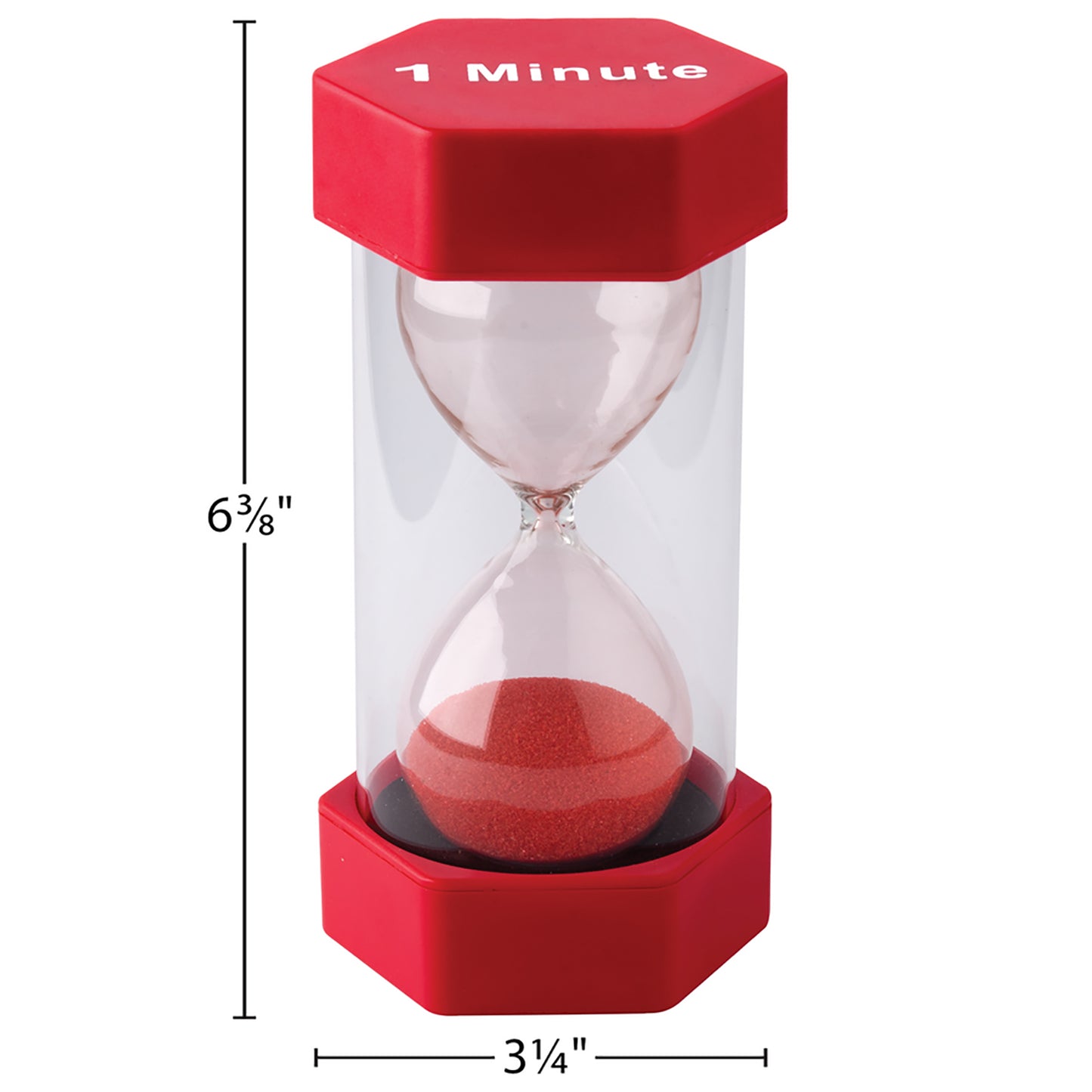 Teacher Created Resources 1-Minute Red Sand Timer - Large