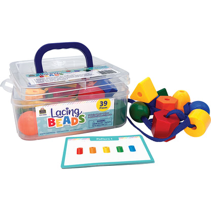 Teacher Created Resources Rainbow Lacing Beads Set