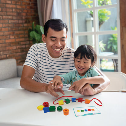 Teacher Created Resources Rainbow Lacing Beads Set