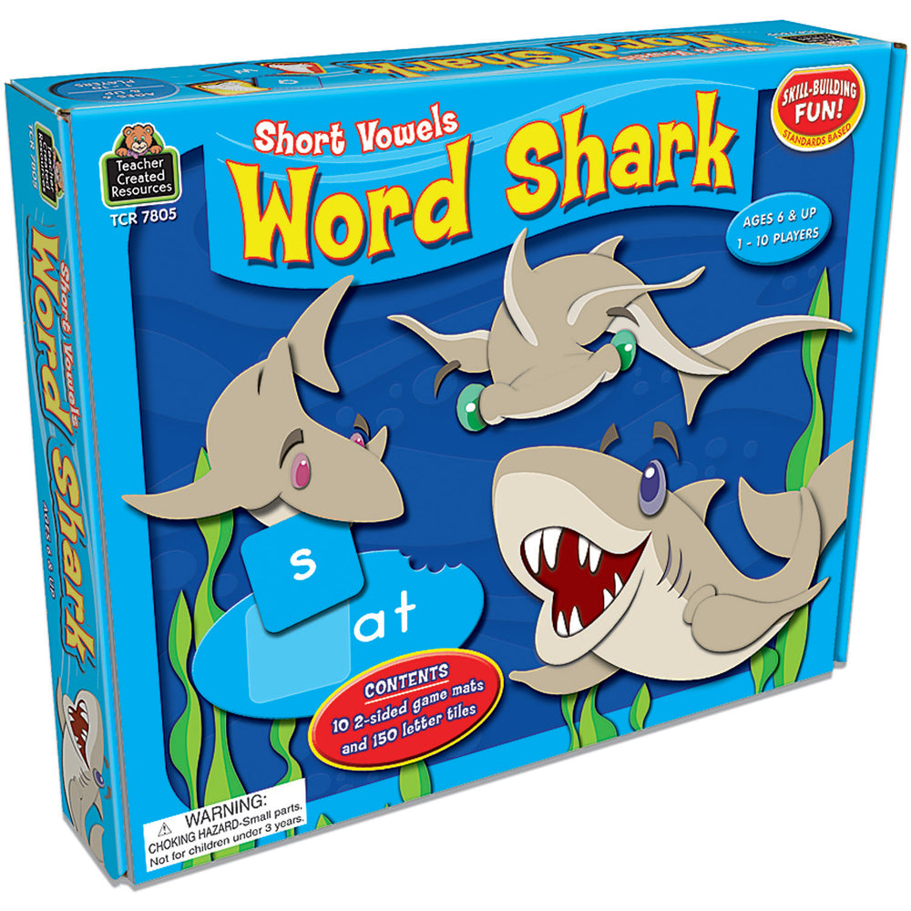 Teacher Created Resources Word Shark - Short Vowels Game