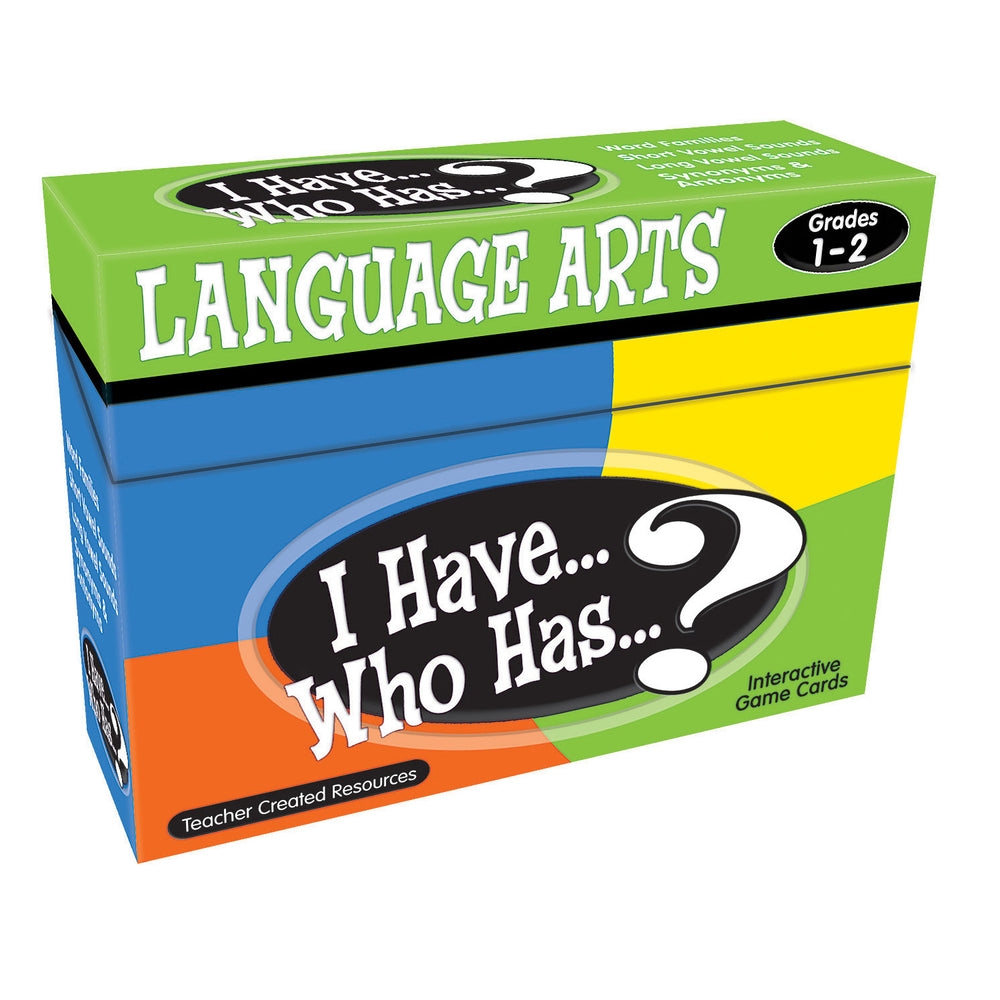 Teacher Created Resources I Have, Who Has Language Arts Game - Grades 1-2