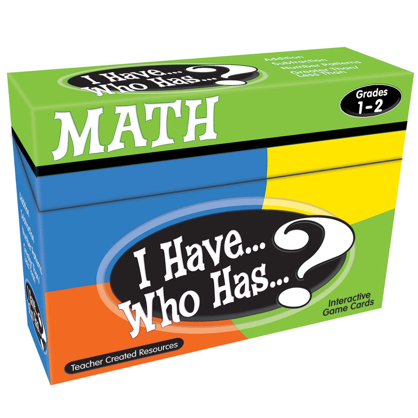 Teacher Created Resources I Have, Who Has Math Game for Grades 1-2