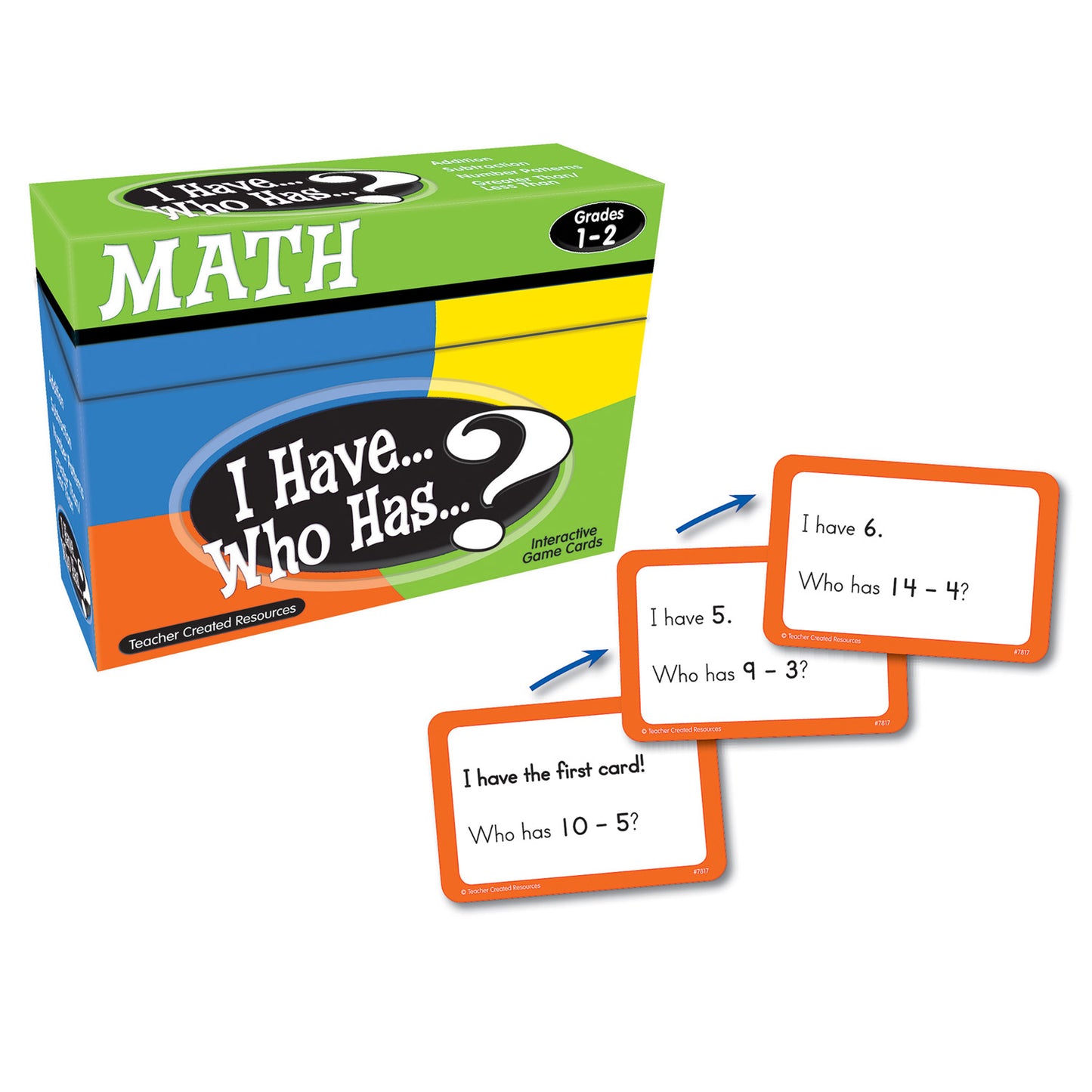 Teacher Created Resources I Have, Who Has Math Game for Grades 1-2