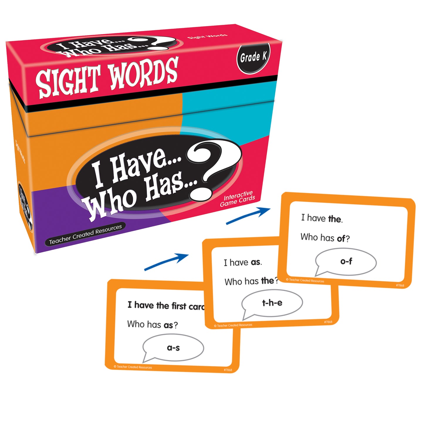 Teacher Created Resources I Have, Who Has Sight Words Game - Grade K