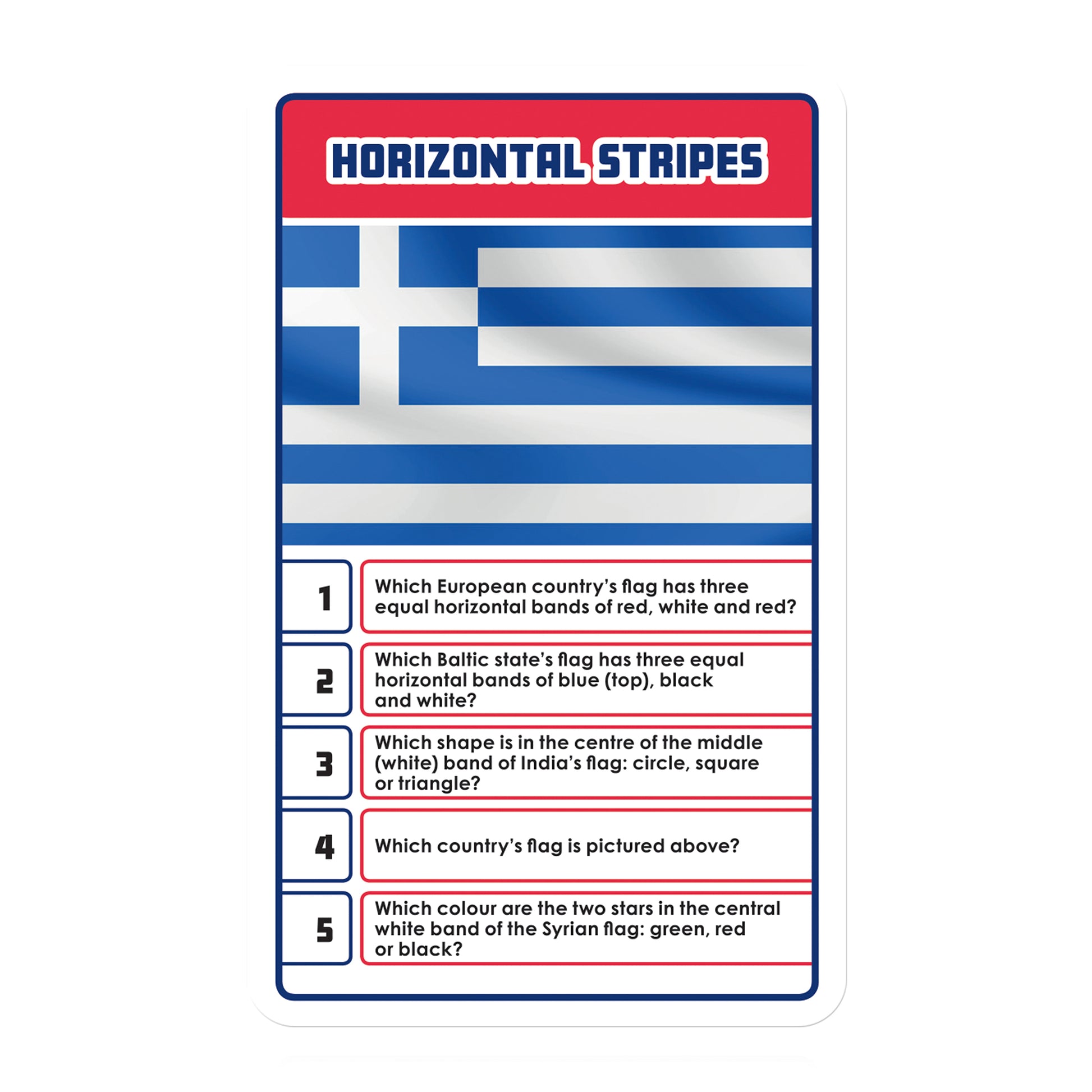 Top Trumps Countries and Flags Quiz Card Game