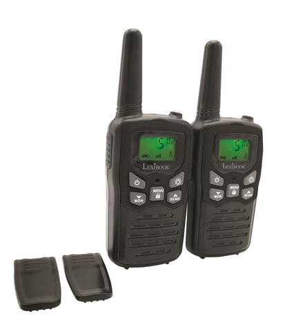 Lexibook Long-Range Digital Walkie Talkies with Flashlight - 8km Range