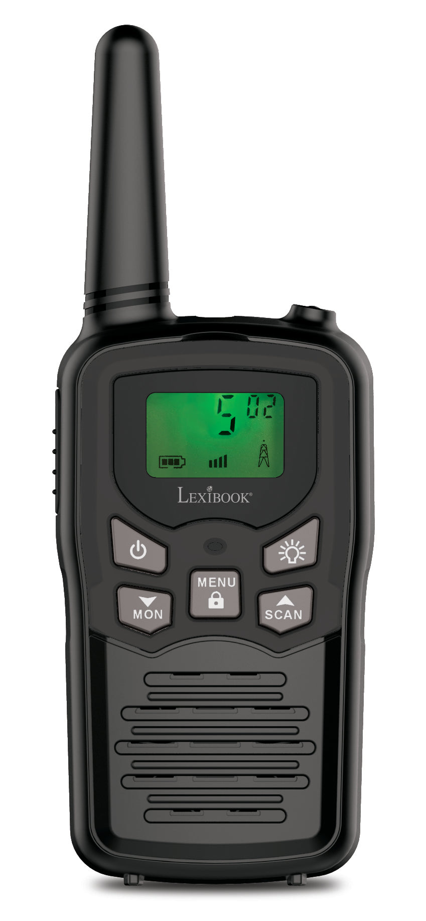 Lexibook Long-Range Digital Walkie Talkies with Flashlight - 8km Range