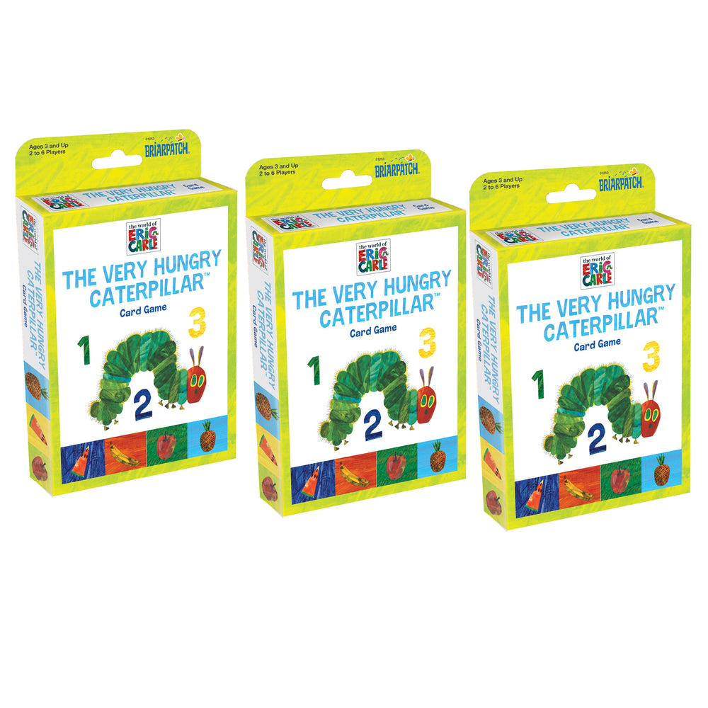 Eric Carle The Very Hungry Caterpillar Card Game Trio Pack