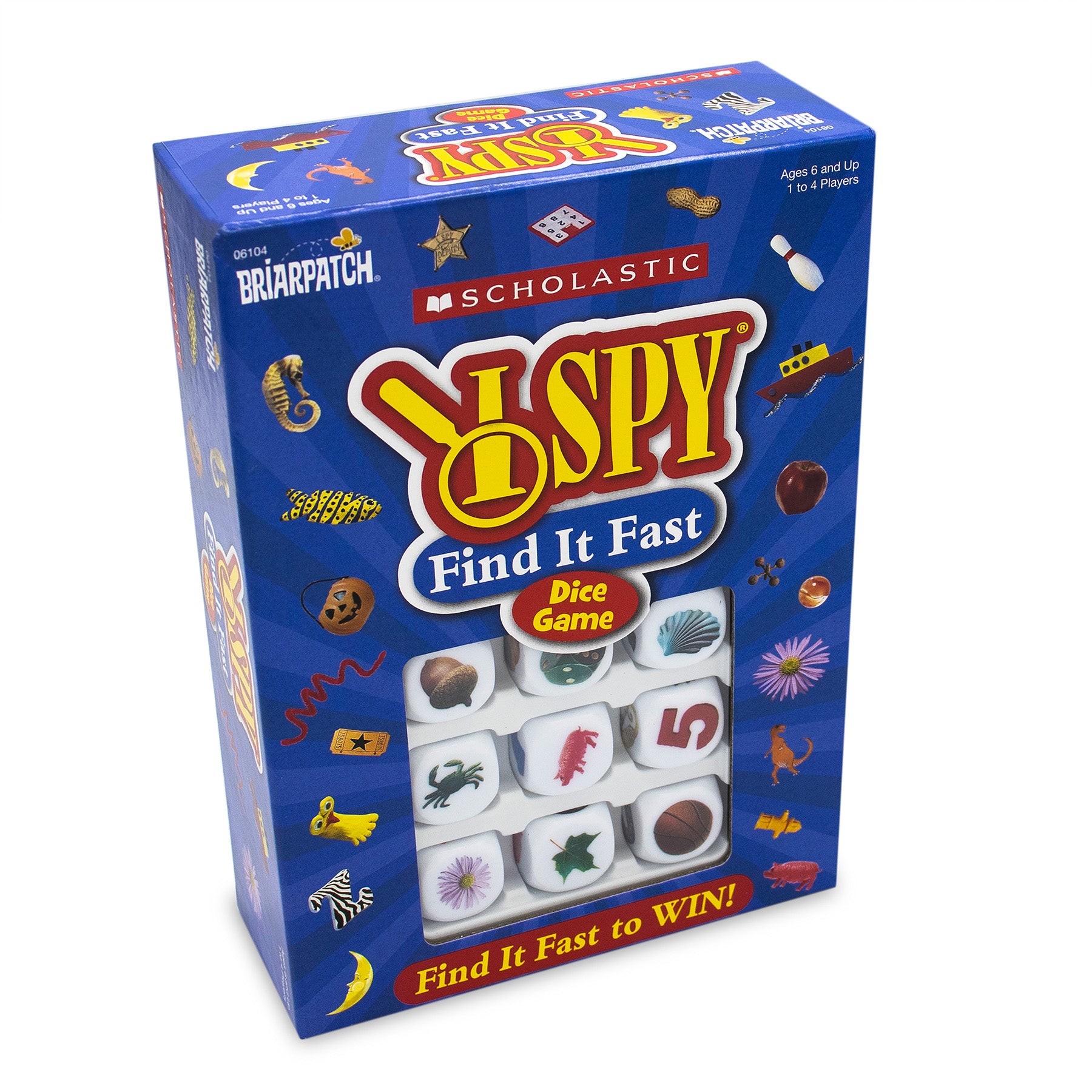 Briarpatch Scholastic I SPY Find It Fast Dice Game