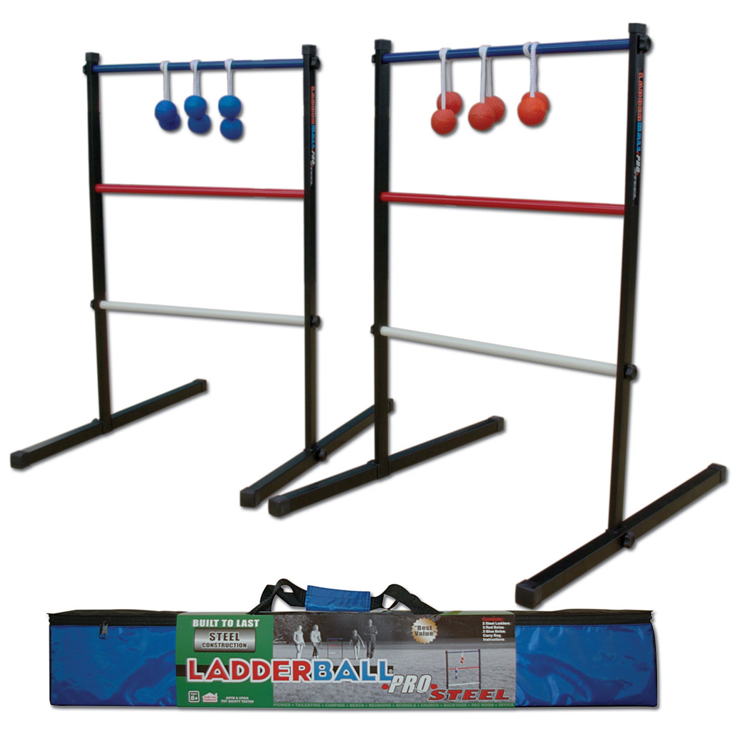 University Games Ladderball Pro Steel Outdoor Game Set