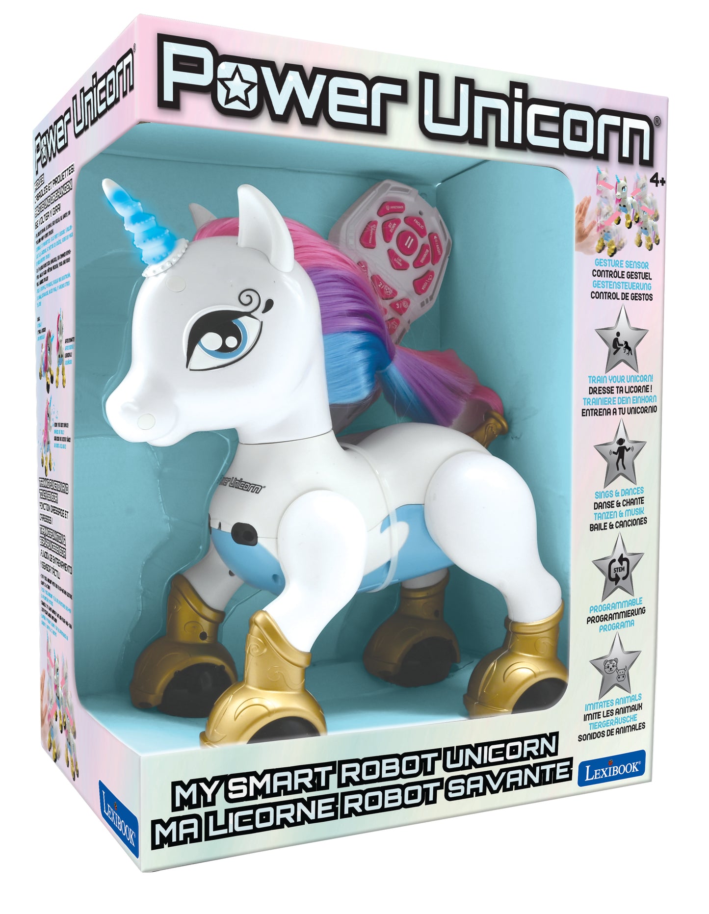 Lexibook Power Unicorn Robot with Remote Control - Interactive Educational Toy