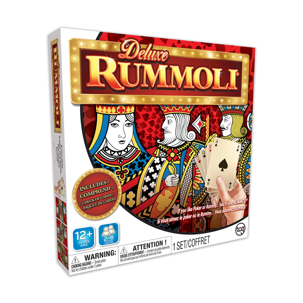 Deluxe Rummoli Bilingual Edition Board & Card Game