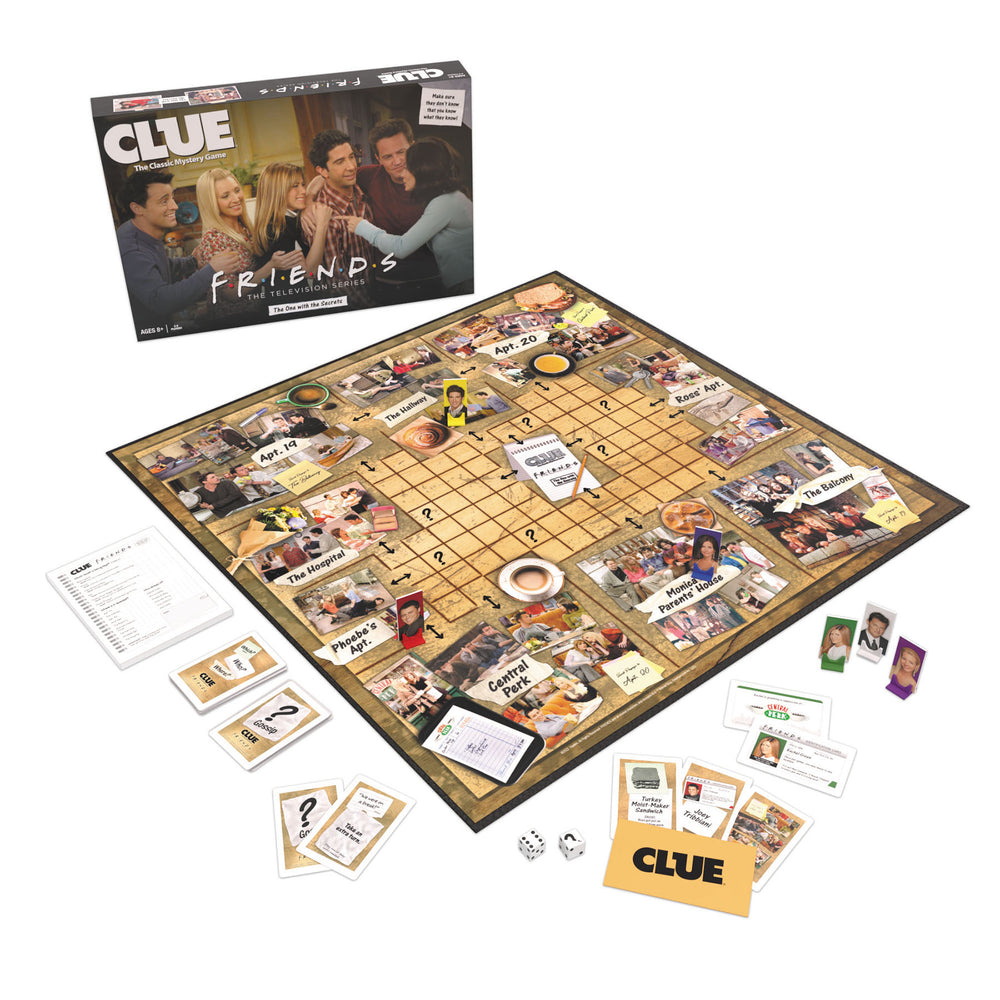 Friends Edition CLUE Board Game