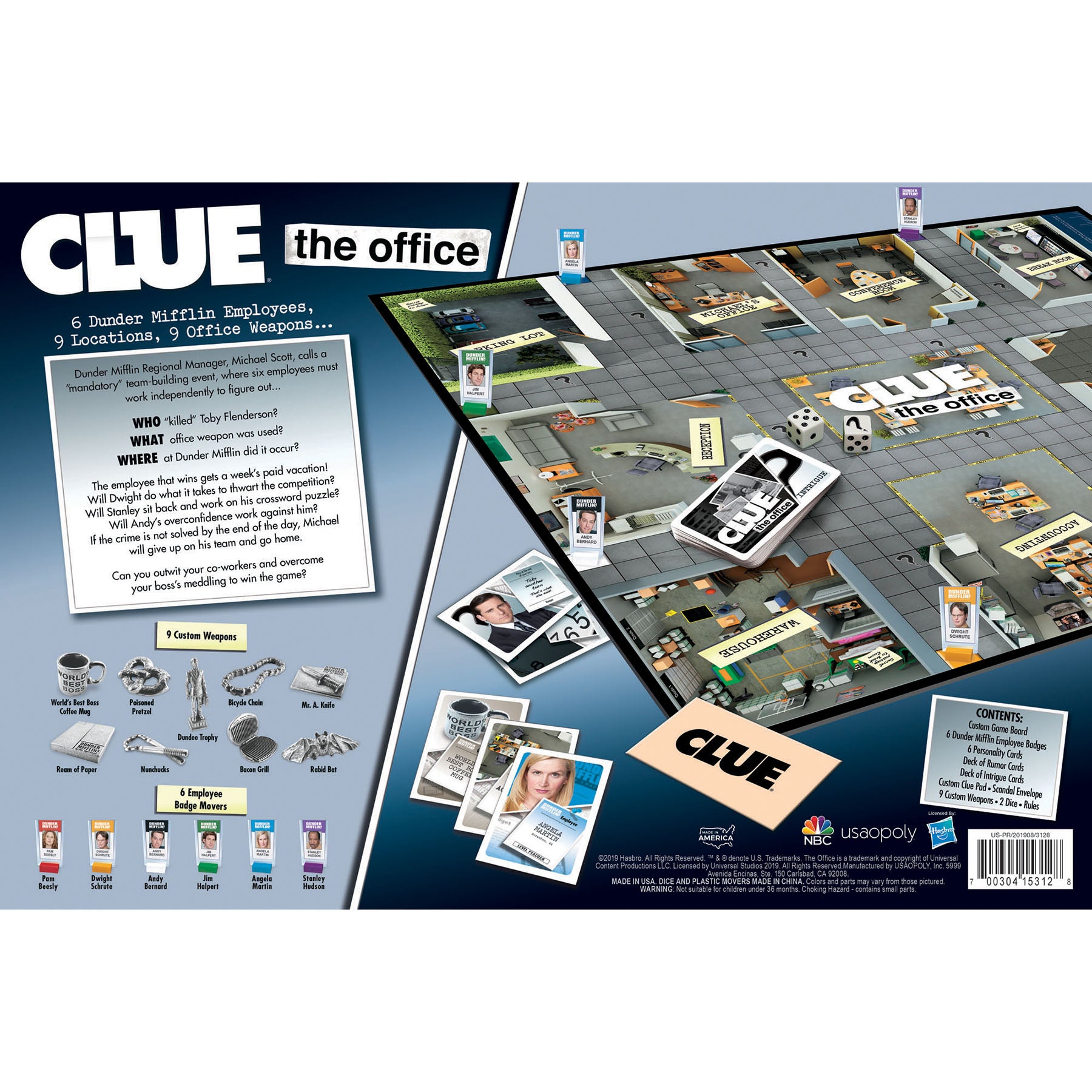 CLUE®: The Office Edition - A Dunder Mifflin Mystery Game