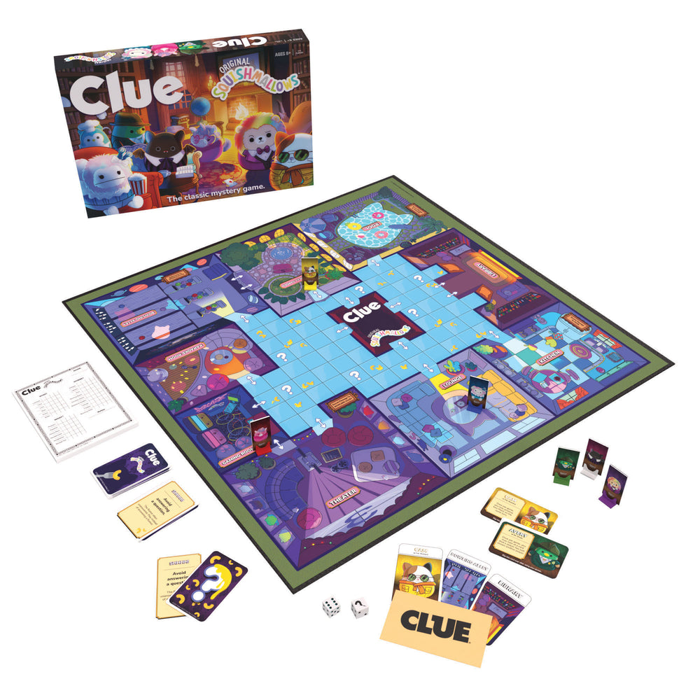 Squishmallows CLUE® Mystery Board Game by USAopoly