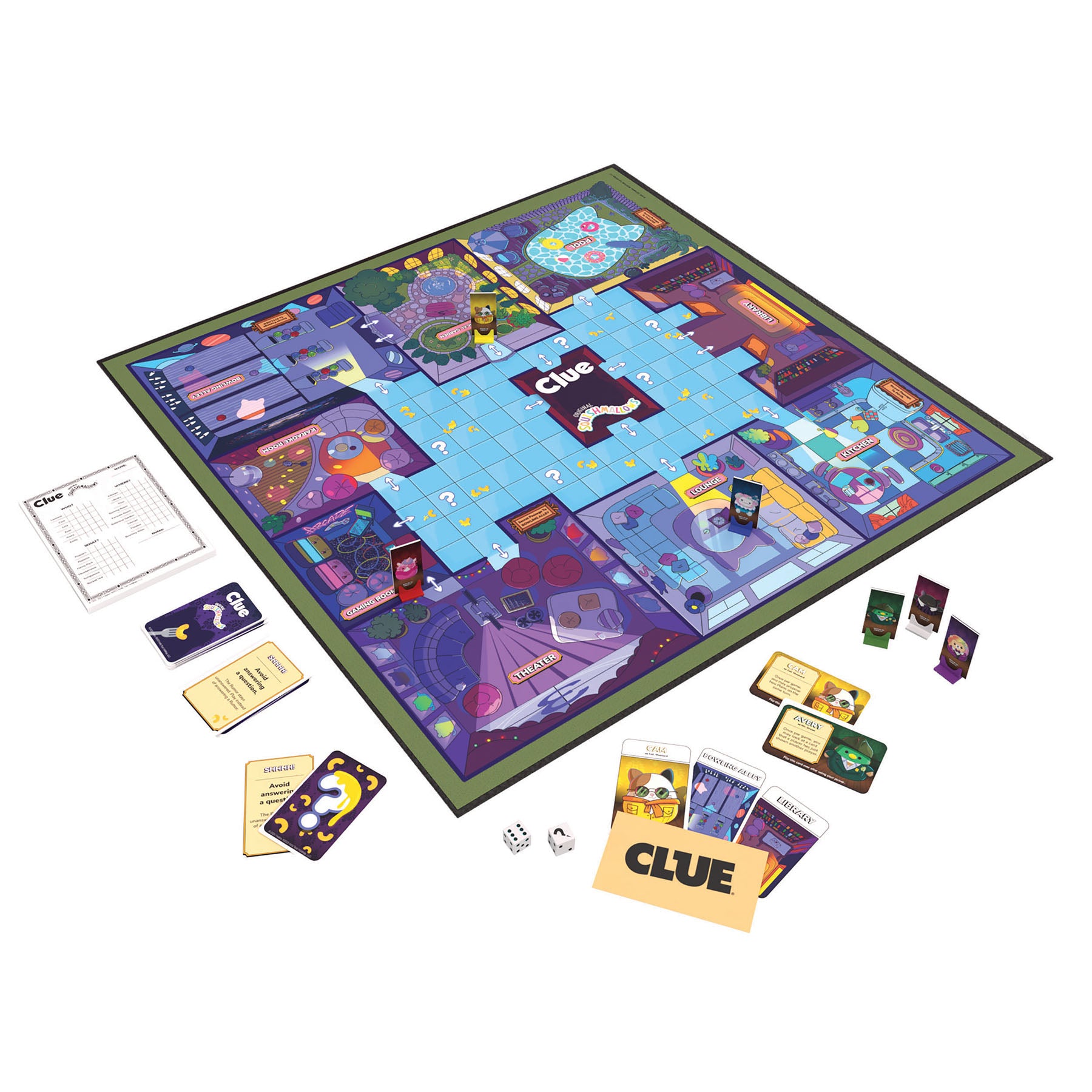 Squishmallows CLUE® Mystery Board Game by USAopoly