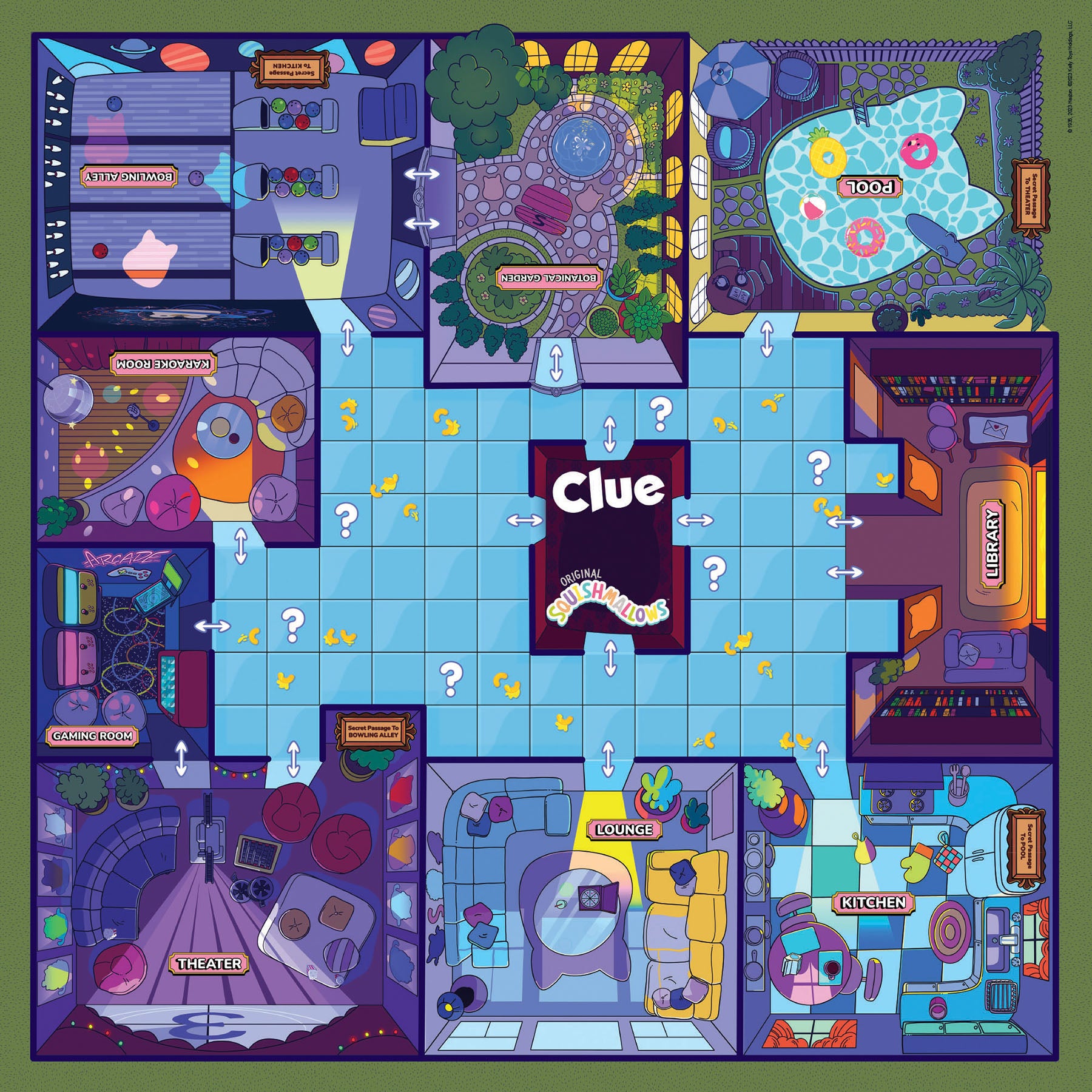 Squishmallows CLUE® Mystery Board Game by USAopoly