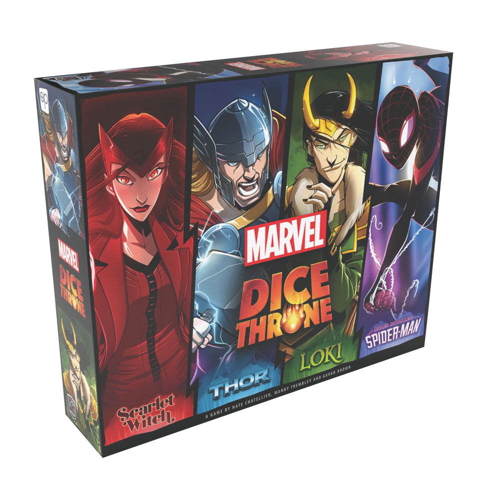 Marvel Dice Throne: Scarlet Witch, Thor, Loki, Spider-Man Board Game