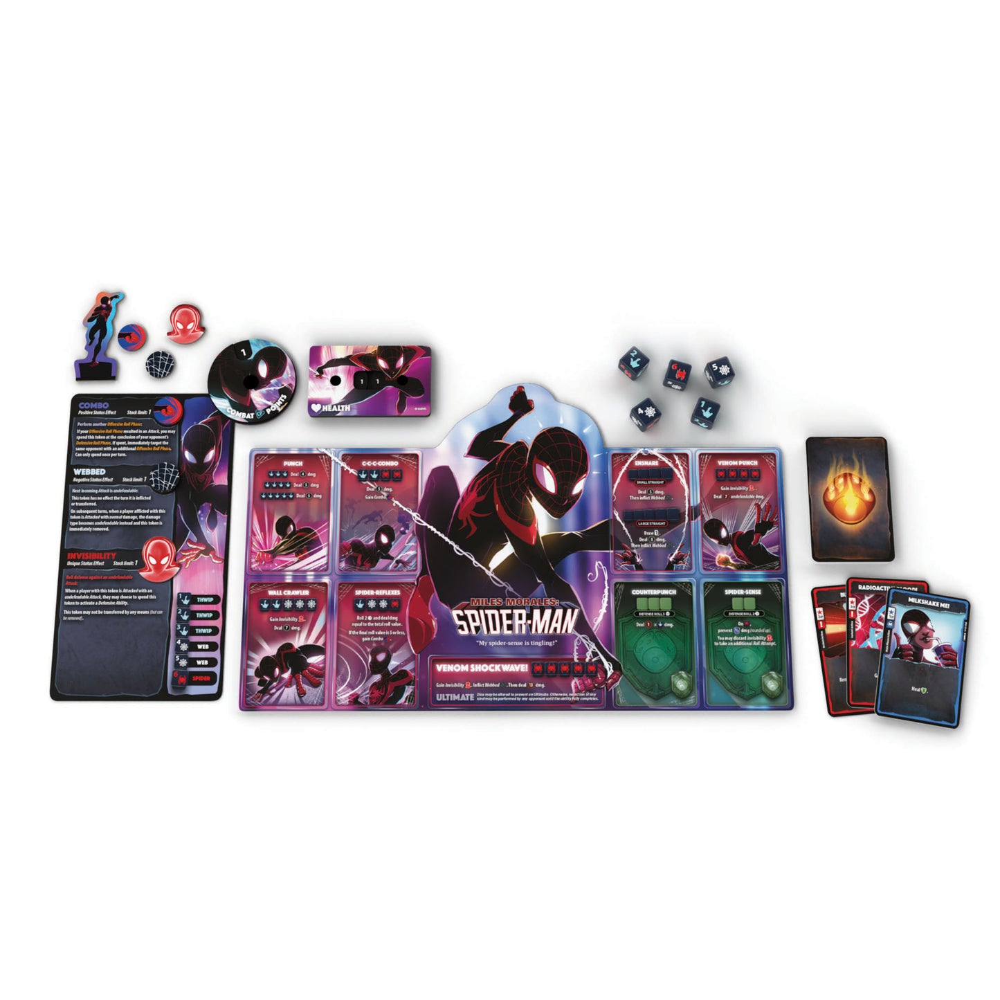 Marvel Dice Throne: Scarlet Witch, Thor, Loki, Spider-Man Board Game