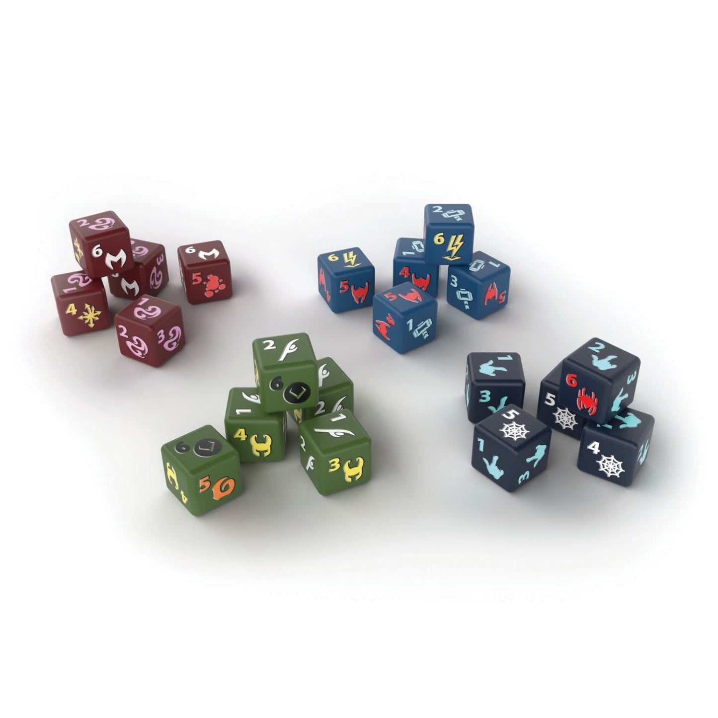 Marvel Dice Throne: Scarlet Witch, Thor, Loki, Spider-Man Board Game