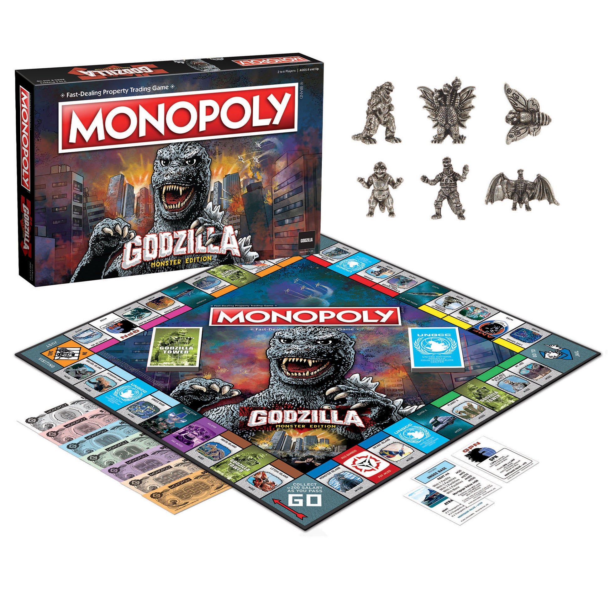 USAopoly MONOPOLY: Godzilla - Collector's Edition Board Game