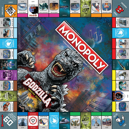 USAopoly MONOPOLY: Godzilla - Collector's Edition Board Game