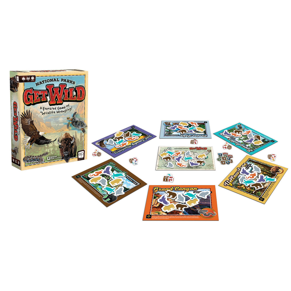 USAopoly National Parks Get Wild Family Dice Game