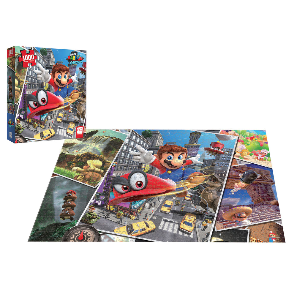 USAopoly Super Mario Odyssey Snapshot Jigsaw Puzzle - 1000 pc