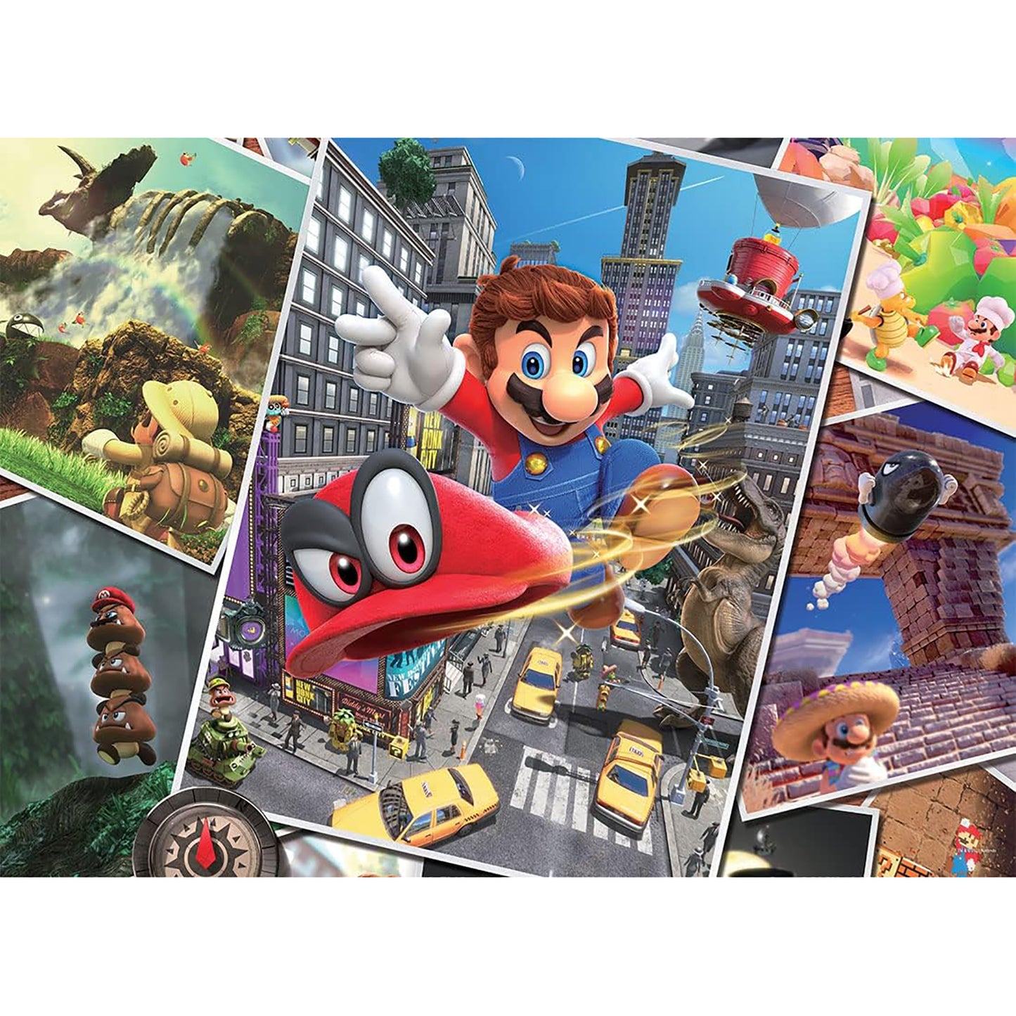 USAopoly Super Mario Odyssey Snapshot Jigsaw Puzzle - 1000 pc