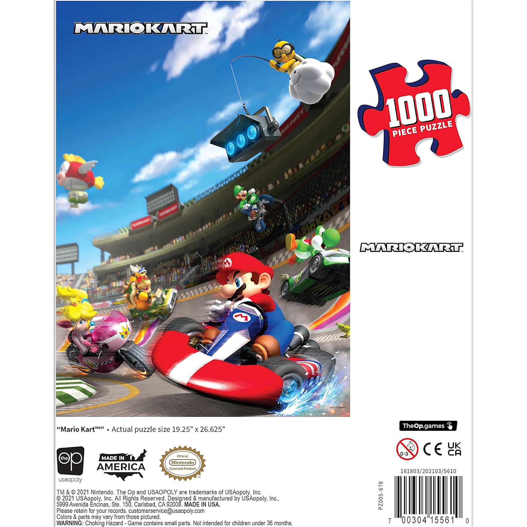 USAopoly Super Mario 'Mario Kart' 1000-Piece Puzzle