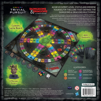 Dungeons & Dragons Trivial Pursuit Ultimate Edition Board Game