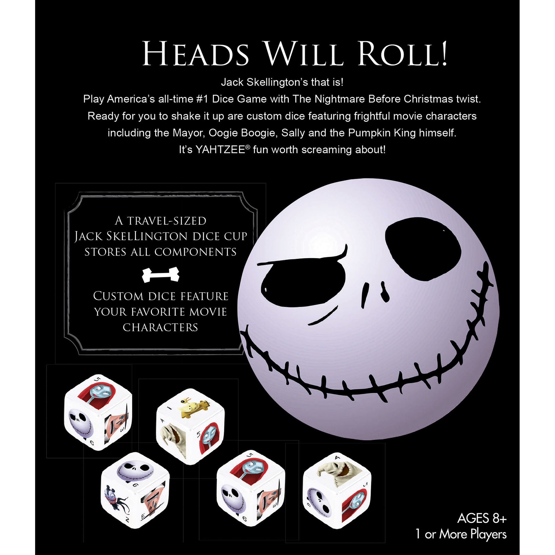 The Nightmare Before Christmas YAHTZEE® Dice Game