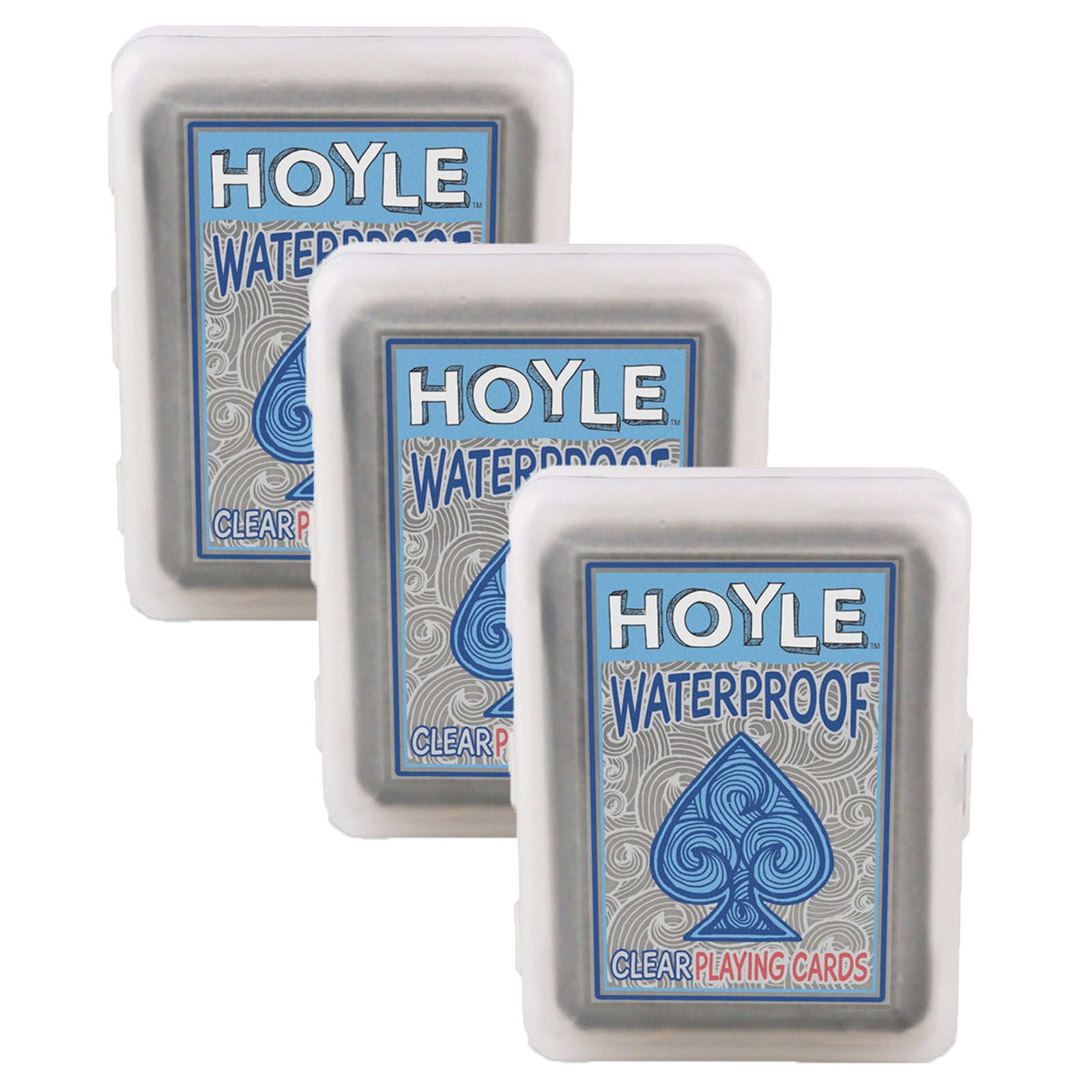 Hoyle Waterproof Playing Cards, Triple Deck Set