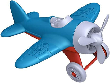 Green Toys Eco-Friendly Preschool Toy Plane - Blue and Red