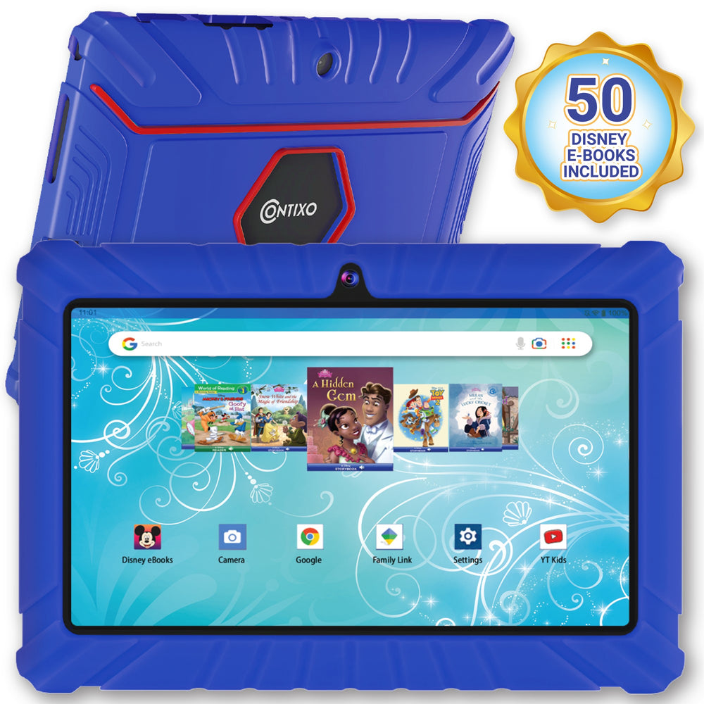 Contixo V8-2 32GB Kids Tablet with Disney eBooks - Dark Blue