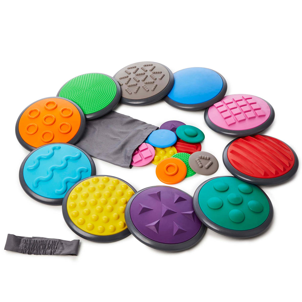 GONGE Colorful Tactile Sensory Discs - Set of 10