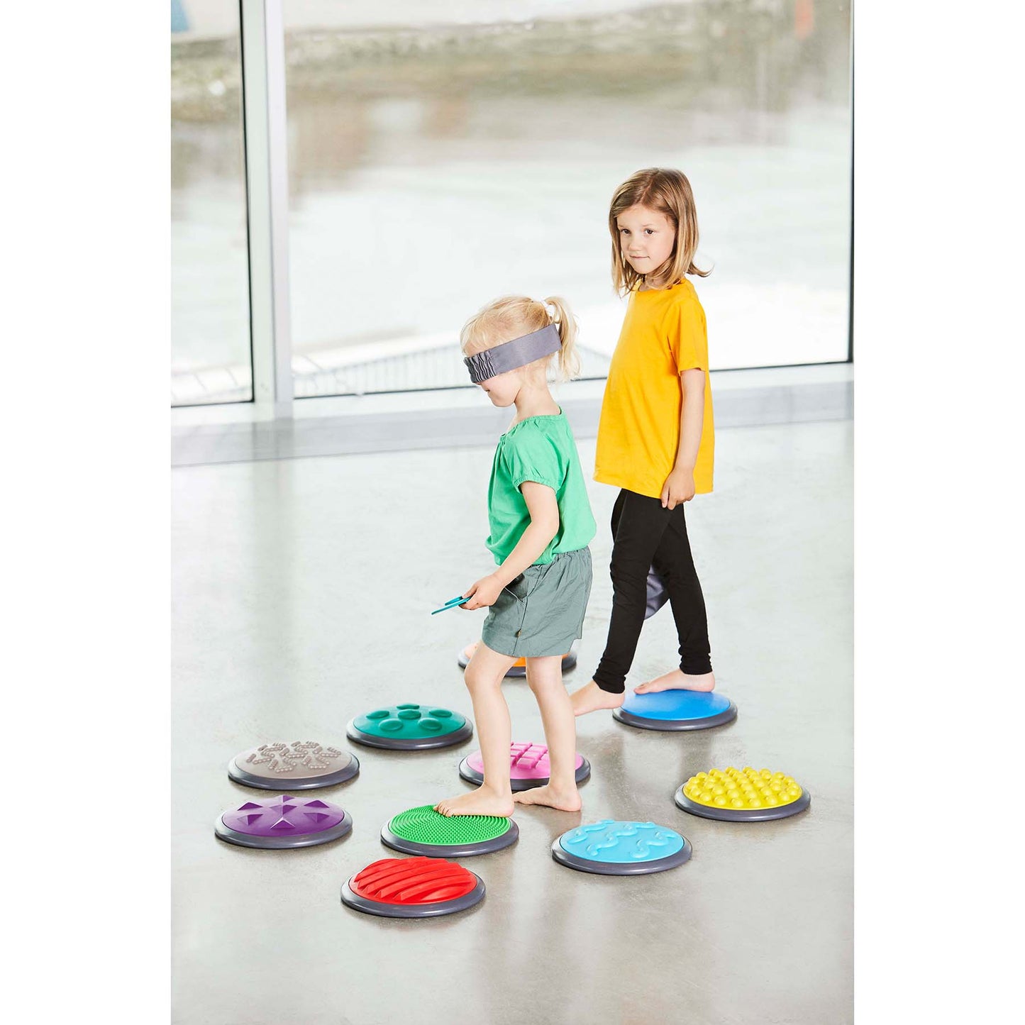 GONGE Colorful Tactile Sensory Discs - Set of 10