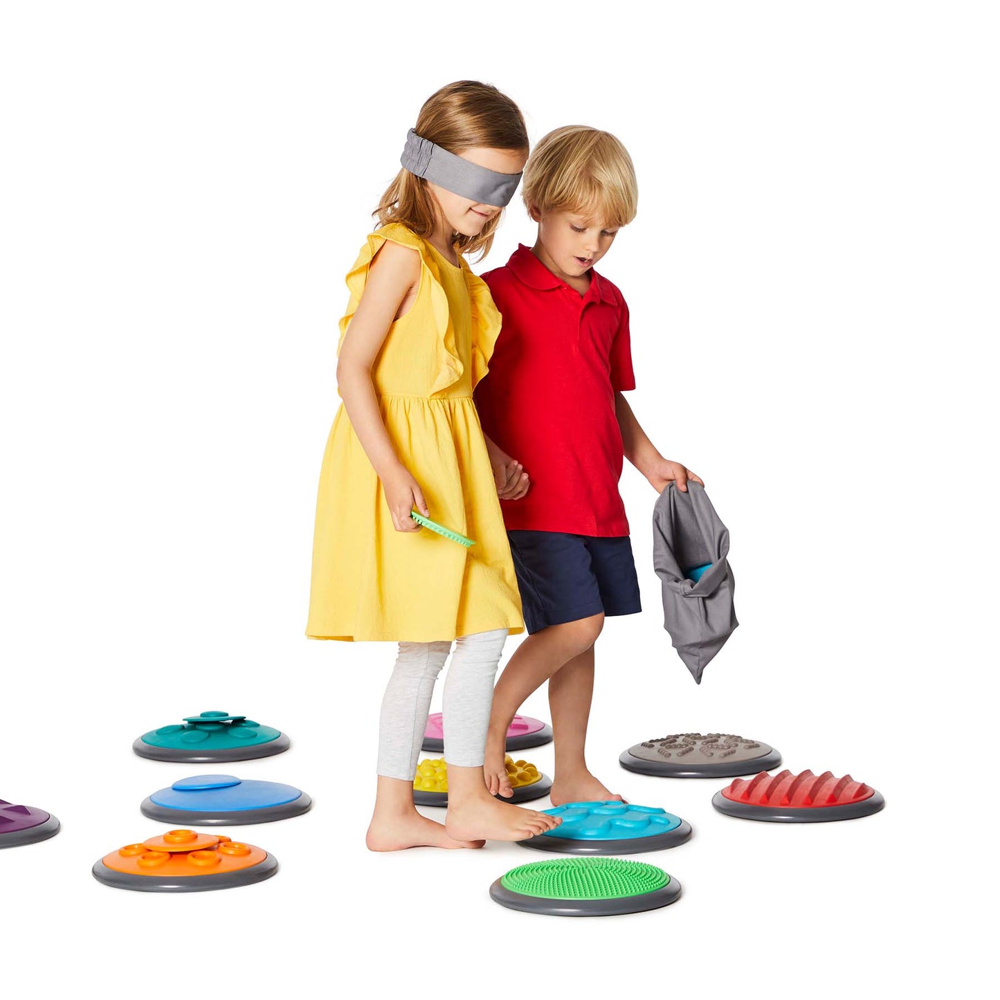 GONGE Colorful Tactile Sensory Discs - Set of 10