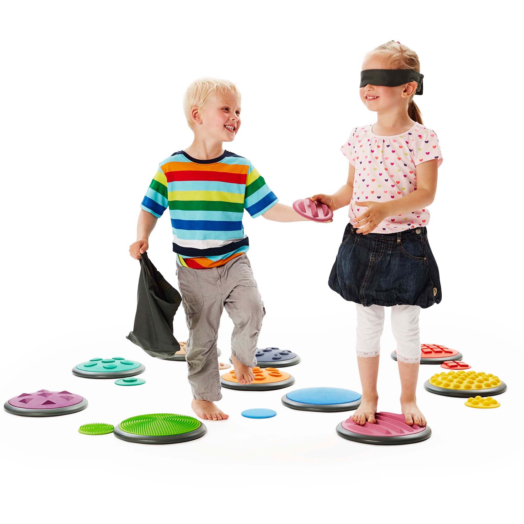 GONGE Colorful Tactile Sensory Discs - Set of 10